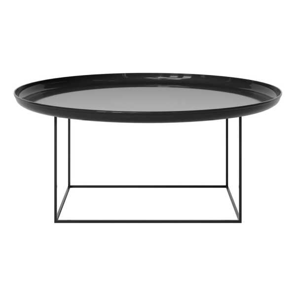 NORR11 Duke Beistelltisch large Lacquered obsidian