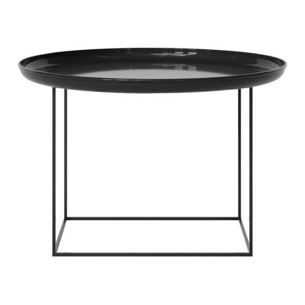 NORR11 Duke Beistelltisch medium Lacquered obsidian