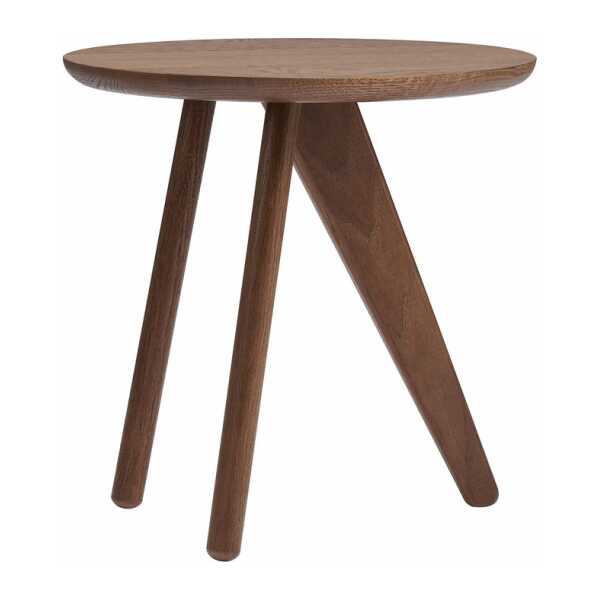 NORR11 Fin Beistelltisch Ø 40 cm Dark Smoked Oak