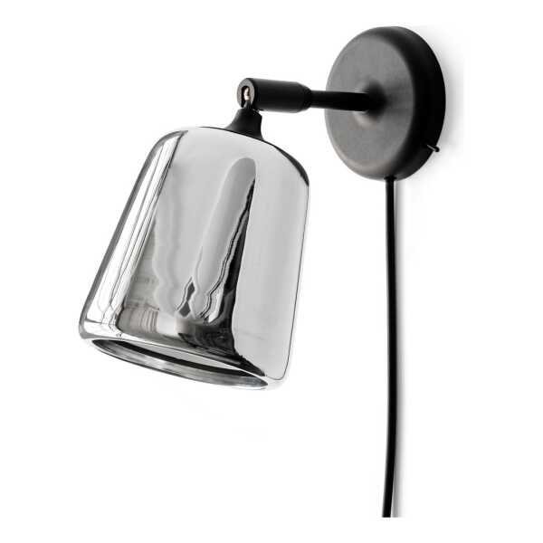New Works Material Wandleuchte Stainless steel