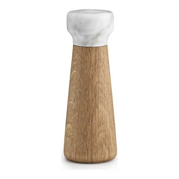 Normann Copenhagen Craft Salzmühle weißer Marmor-Eiche Klein