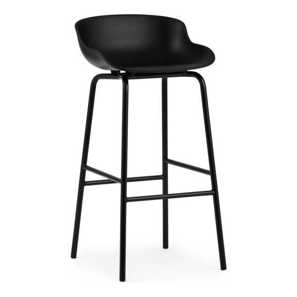 Normann Copenhagen - Hyg Barhocker H 75 cm, schwarz