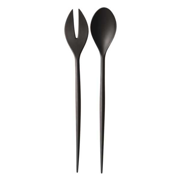 Normann Copenhagen Krenit Salatbesteck Schwarz