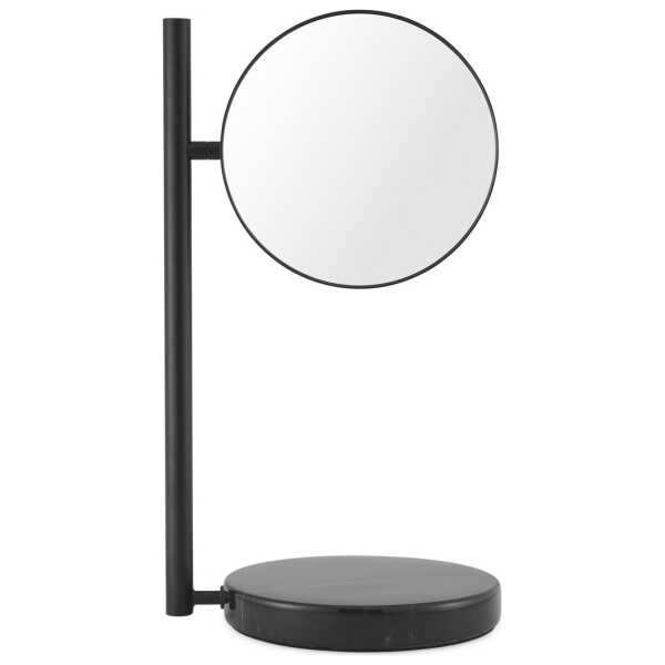 Normann Copenhagen Pose Tischspiegel doppelseitig 21 x 39 cm Schwarz