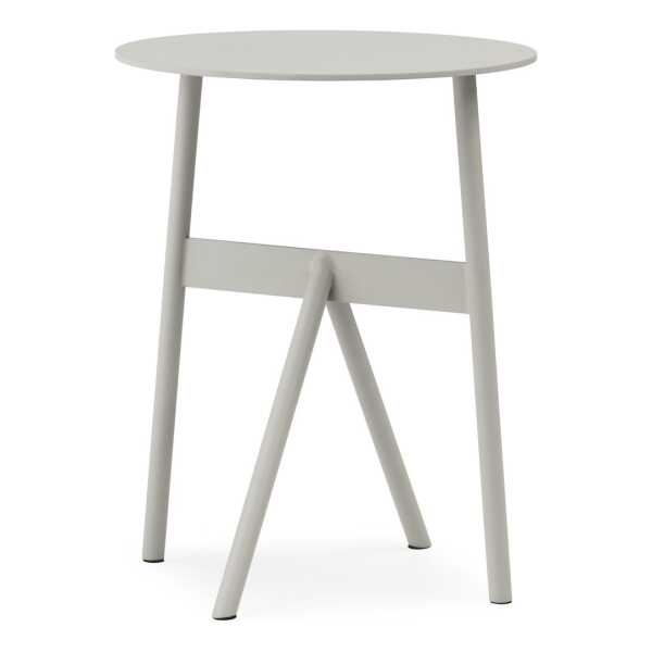 Normann Copenhagen Stock Table Beistelltisch Ø37cm H:46cm Warm Grey