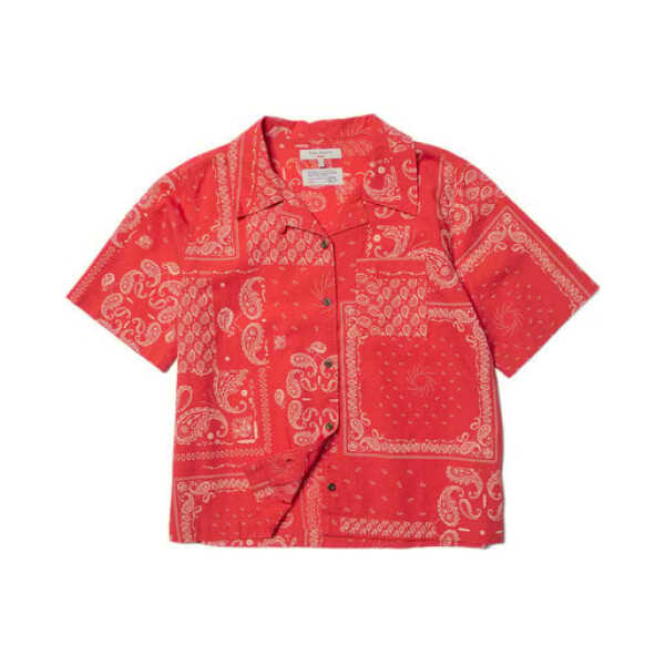 Nudie Jeans Lockere Bluse - Moa Bandana - aus Bio-Baumwolle