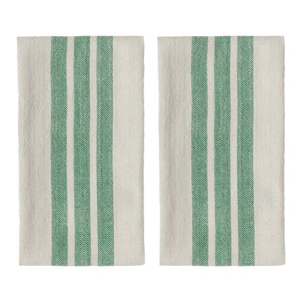 OYOY Linu Geschirrtuch 2er-Pack Green