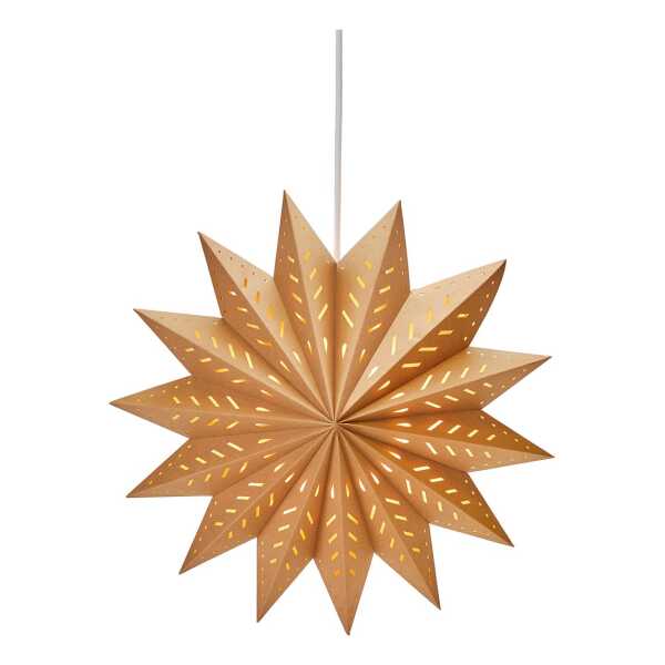 PR Home Alfa Adventsstern braun 60cm