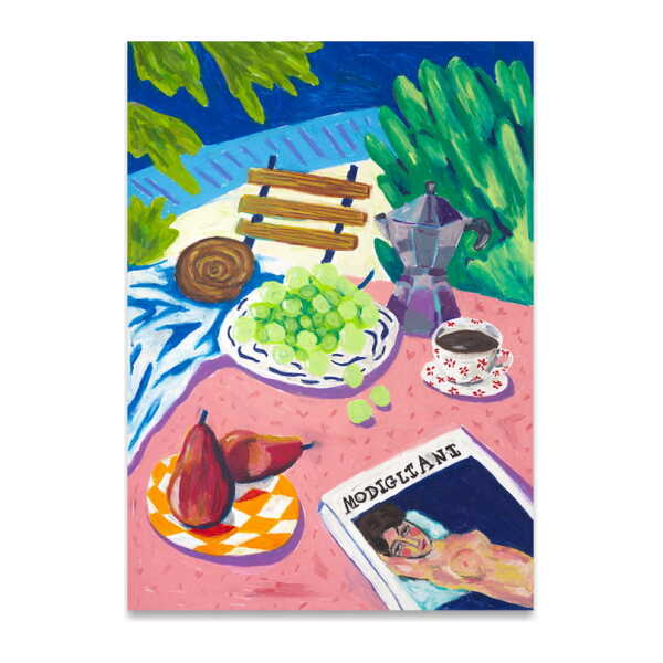 Paper Collective - Modigliani in the Garden Poster, 30 x 40 cm