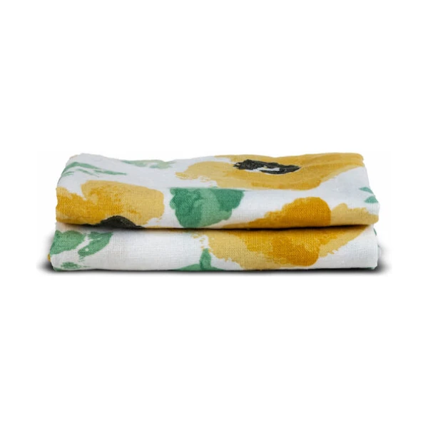 Sagaform Eden Geschirrtuch 50x70 cm 2er Pack Gemischtes Gelb