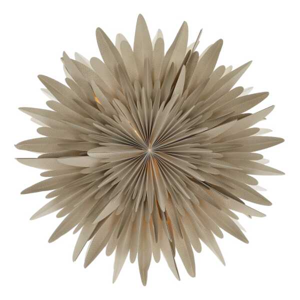 Scandi Living Luna Adventsstern beige mit Punkten 80cm