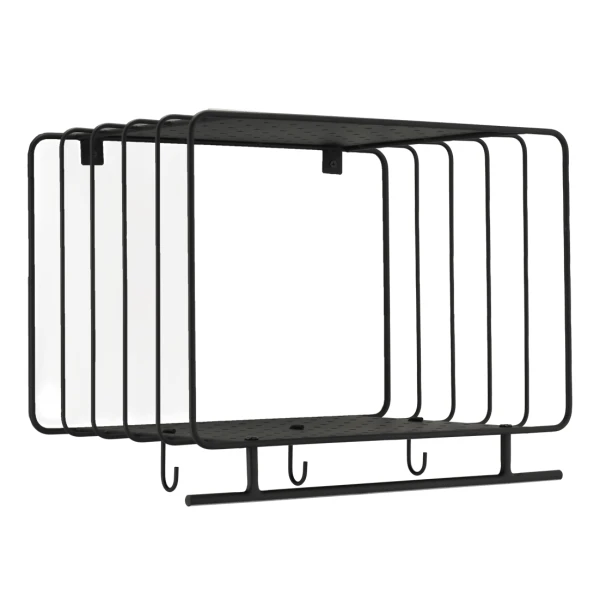 Scandi Living Nod Hutablage 45 cm Black