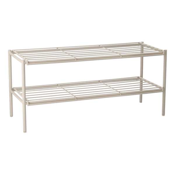 Scandi Living Nod Schuhregal 80x30x37 cm Beige
