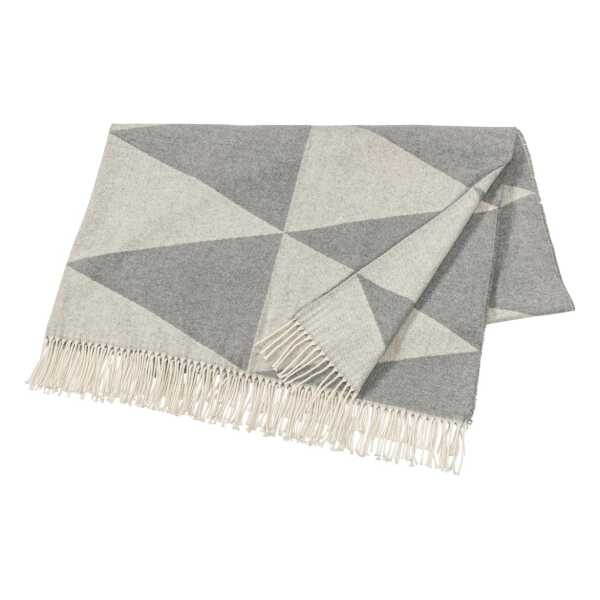 Scandi Living Rime Baumwolldecke Fog