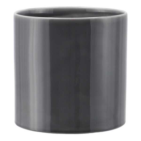 Scandi Living Sleek Blumentopf Ø 12 cm Charcoal