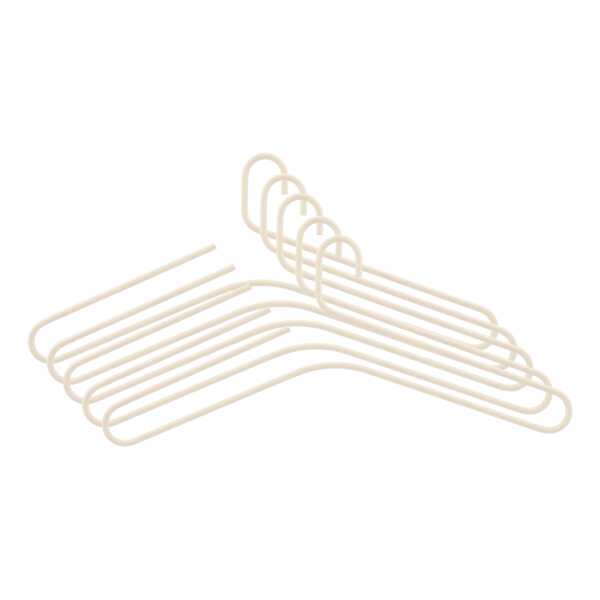 Scandi Living Smooth Kleiderbügel 5er-Pack Beige