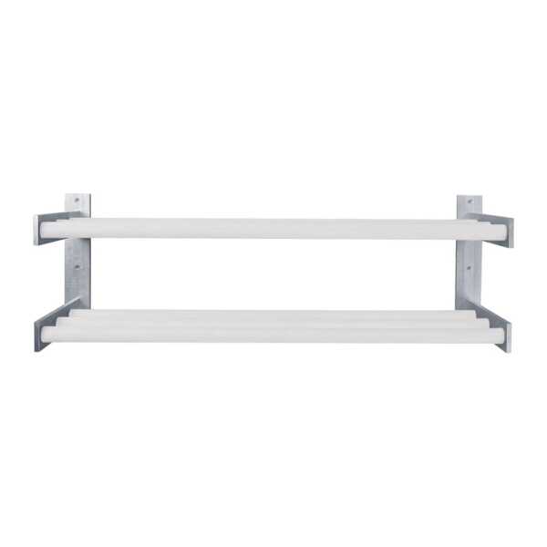 Scherlin Schuhregal 5 Weiß, Wand 2-Ebenen