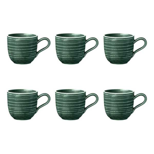 Seltmann Weiden Terra Espressotasse 9 cl 6er Pack Moss Green
