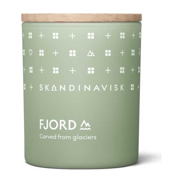 Skandinavisk Fjord Duftkerze mit Deckel 65 g