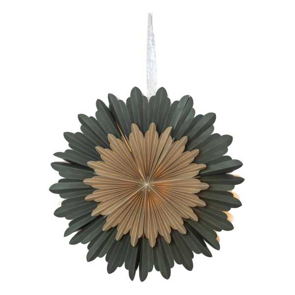 Star Trading Crystal Adventsstern Ø55cm Grün