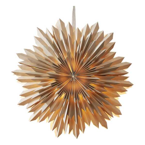 Star Trading Ice Adventsstern Ø50cm Beige