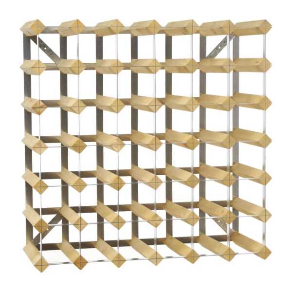 Traditional Wine Racks Traditional Wine racks Weinregal für 42 Flaschen erweiterbar Eiche hell