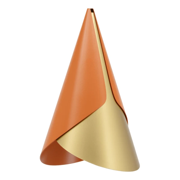 Umage Cornet Lampenschirm Nuance orange-brass