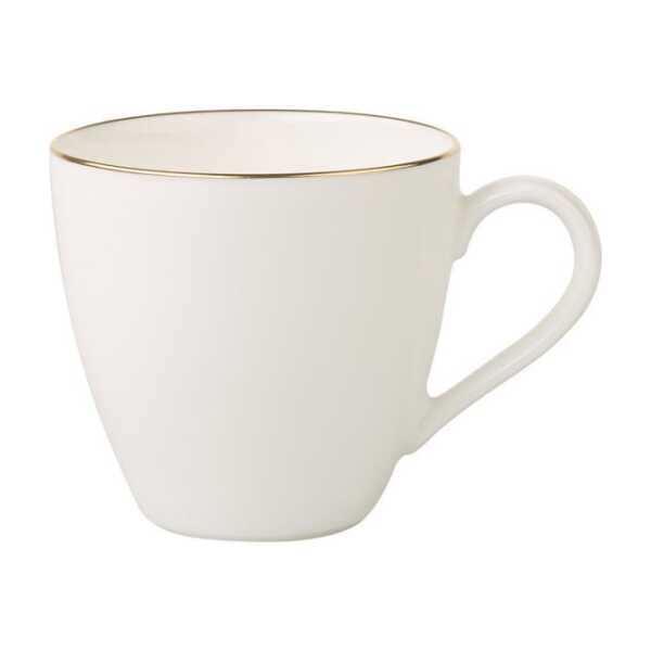 Villeroy & Boch Anmut Gold Espressotasse Weiß