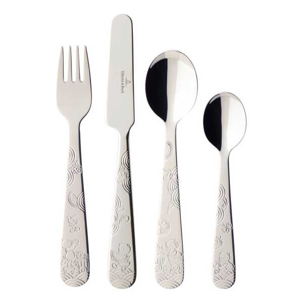 Villeroy & Boch Hungry as a Bear Kinderbesteck 4 Teile Edelstahl