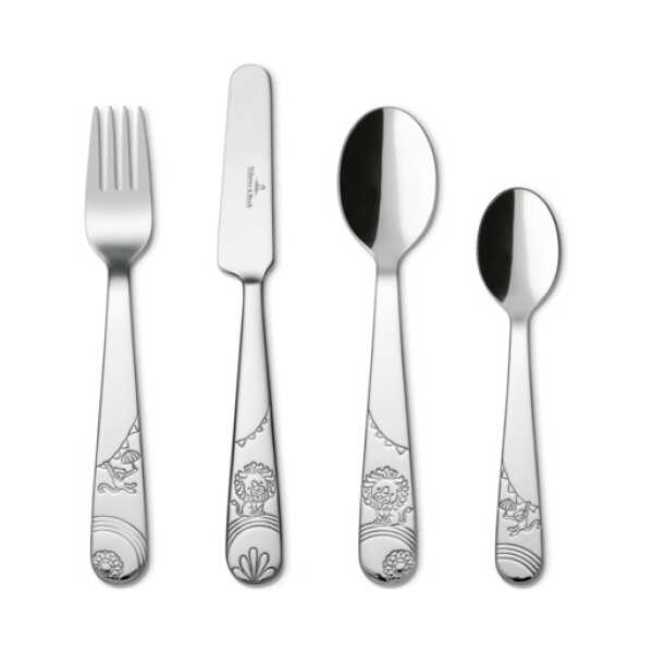Villeroy & Boch Roar like a Lion Kinderbesteck 4 Teile Edelstahl