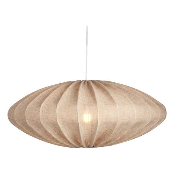 Watt & Veke Ellipse Lampenschirm 65cm Leinen Sand