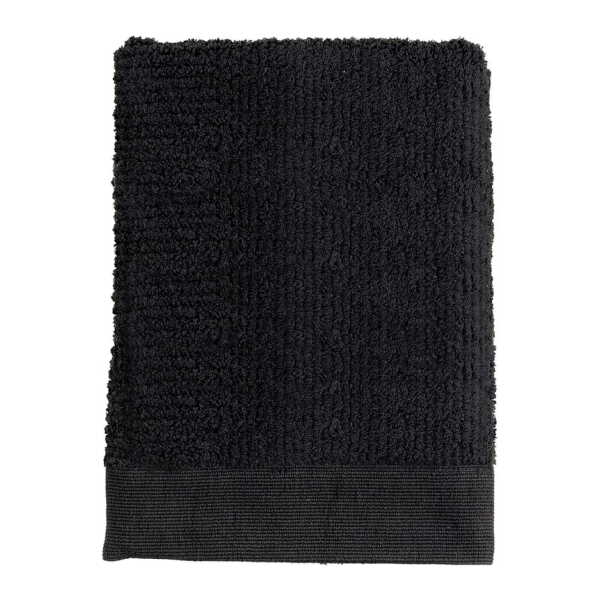 Zone Denmark - Classic Gästehandtuch, 50 x 70 cm, schwarz