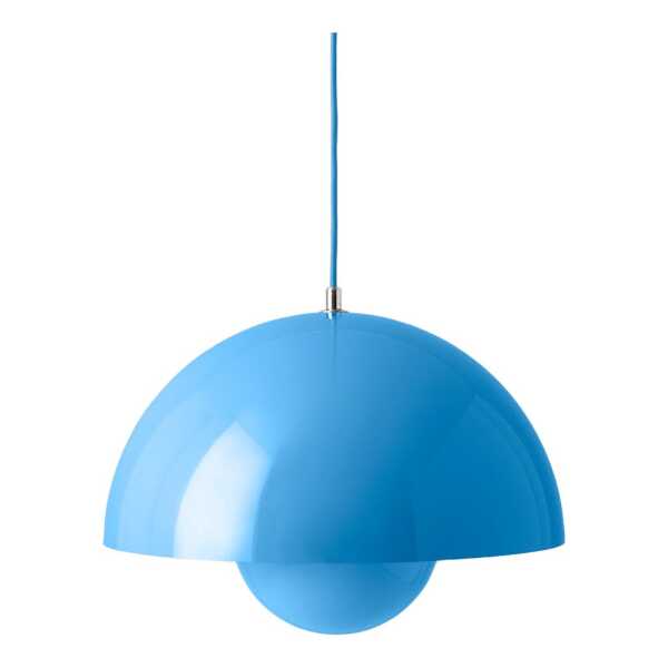 &Tradition Flowerpot Pendelleuchte VP7 Swim blue