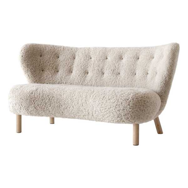 &Tradition Little Petra VB2 Sofa Eiche weiß geölt-Moonlight