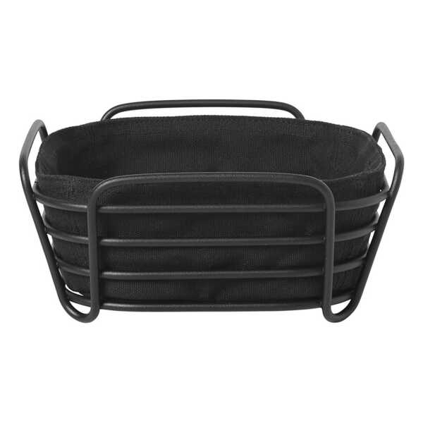 blomus Delara Brotkorb 20 x 20cm Schwarz