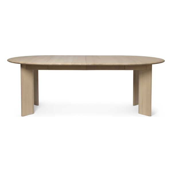 ferm LIVING - Bevel Ausziehtisch, Buche weiß geölt