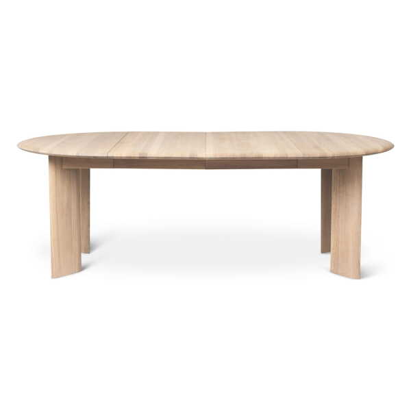ferm LIVING - Bevel Ausziehtisch, Eiche weiß geölt