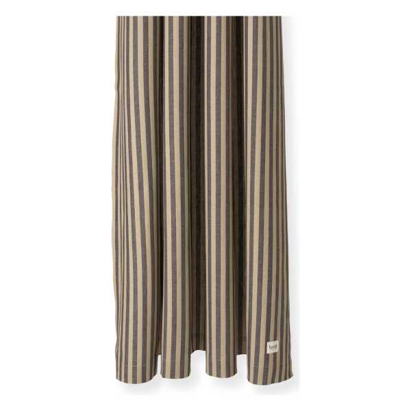 ferm LIVING Chambray Duschvorhang Sand-black