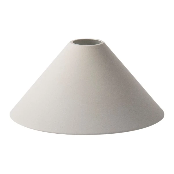 ferm LIVING Collect Lampenschirm Cone Light grey (hellgrau)