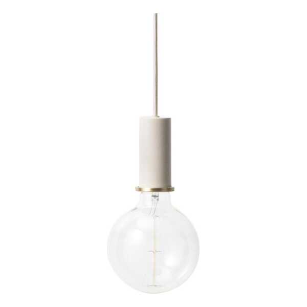ferm LIVING Collect Pendelleuchte klein Light grey (hellgrau)