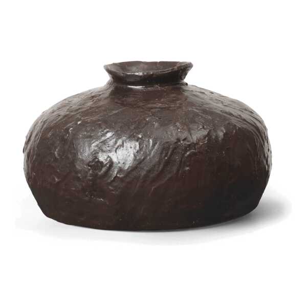 ferm LIVING Doro Vase 11 cm Coffee