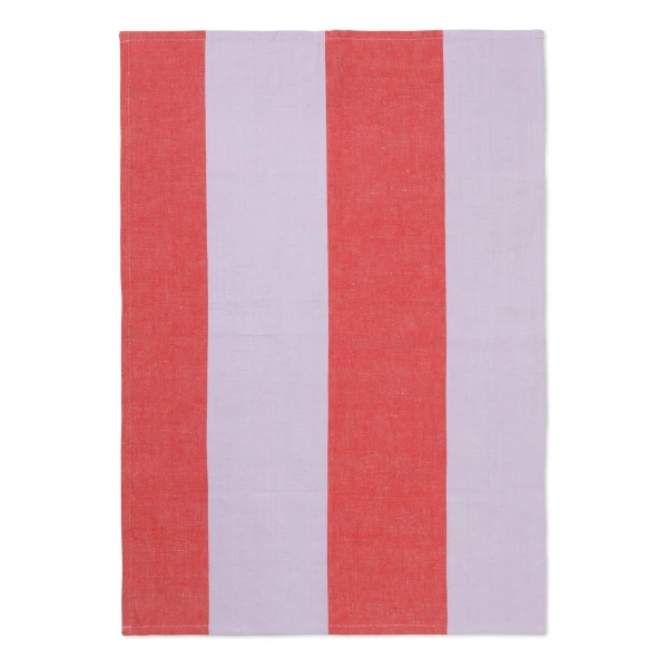 ferm LIVING Hale Geschirrtuch 50x70 cm Rot-lila