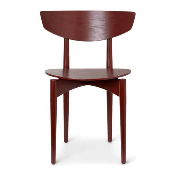 ferm LIVING Herman Stuhl Red brown, rotbraune Eschenholzbeine