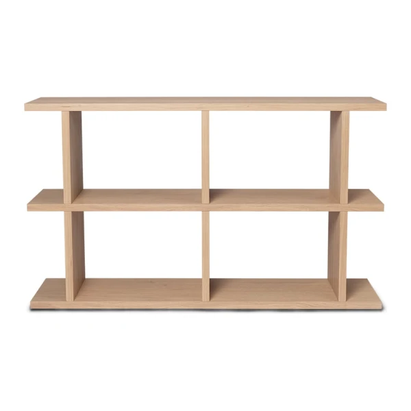 ferm LIVING - Kona Bücherregal 2 x 2, 72 x 122,5 cm, Eiche natur