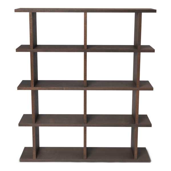 ferm LIVING Kona Bücherregal 2x4 Dark stained