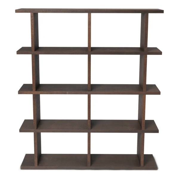 ferm LIVING Kona Bücherregal 2x4 Dark stained