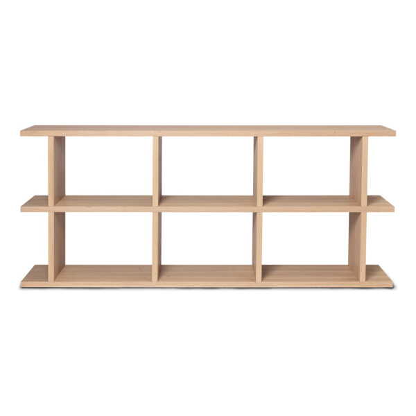 ferm LIVING - Kona Bücherregal 3 x 2, 72 x 170 cm, Eiche natur