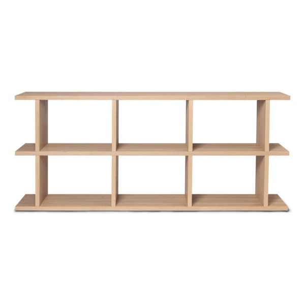 ferm LIVING - Kona Bücherregal 3 x 2, 72 x 170 cm, Eiche natur