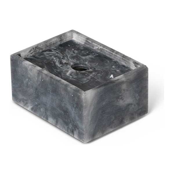 ferm LIVING Mist Aufbewahrungsbox 7,5x10 cm Charcoal