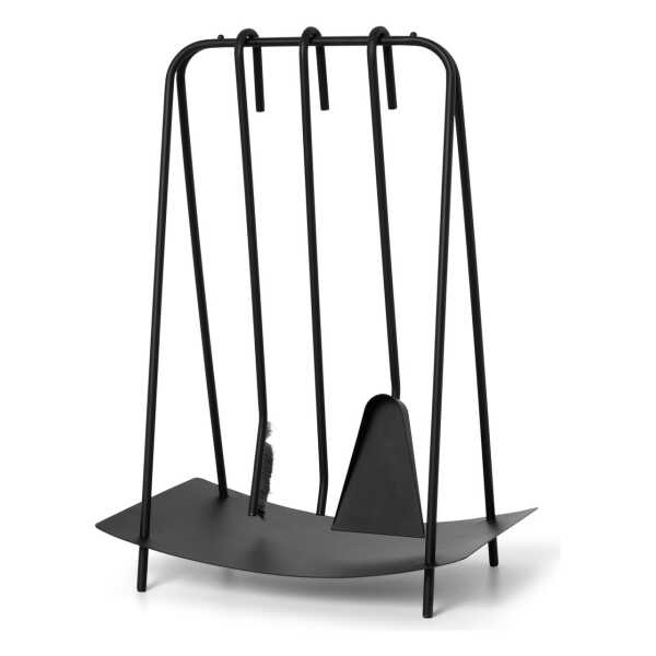 ferm LIVING Port Kaminbesteck Schwarz